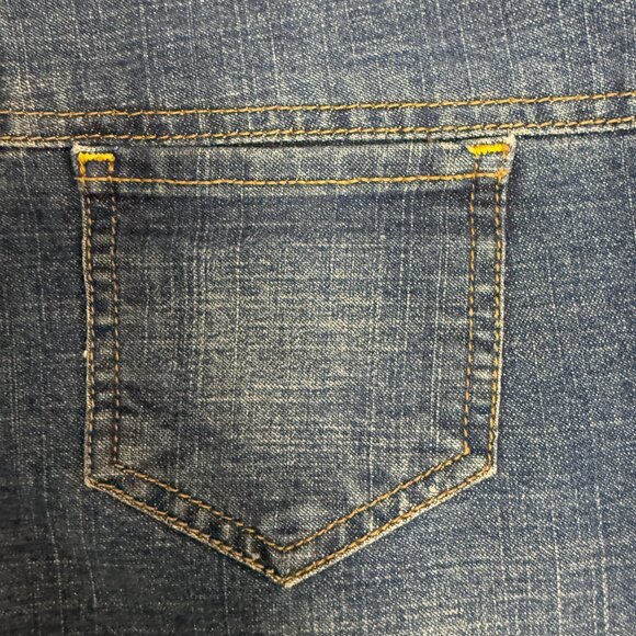 Women's AMERICAN EAGLE Five-Pocket Low-Rise Bootcut Jeans- Size 12 - Picture 9 of 14